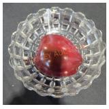 Clear Glass Candy Dish