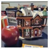 Christmas Village Antique and Cafe Building