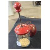 Vintage Clear Glass Nut Chopper