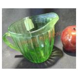 Uranium Glass Pitcher