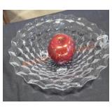 Clear Glass Depression Bowl