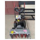 Murray flurry xl 24" snow blower MSRP Retail: $899