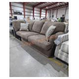 Part of Ashley Sectional w/ Pillows, Brown