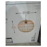 Hampton Bay Ashville led solar pendant light
