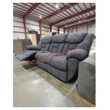 Gray Reclining Sofa (Possible Damage)