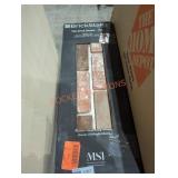 Brick stacks thin brick sheets