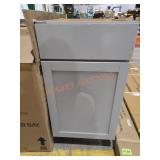 18" x 34.5" x 24" Grey Base Cabinet