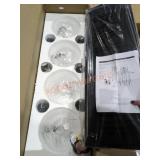 Reverso 7-Light 41.7" Matte Black Waterfall