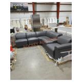 Home Roots Grey Large Sectional DAMAGED