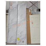 (1) 10ft Laminate Countertop,Damaged