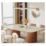 Tribesigns 78" Dining Table &  Folding Picnic