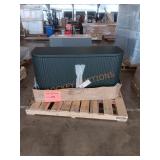 Green rounded TV stand (some damage)