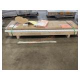 Stellar glass hinged frameless inline shower