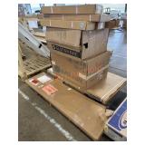 Toilet, 24 in. Vanity, Shower Walls, LED Mirrors