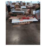 2- 36in interior 6 panel door, & Hardwood Flooring