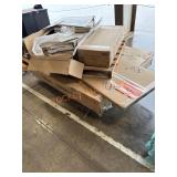 Corner Fireplace, Round Table Top, Pine Door