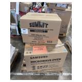 Samsung & Summit Microwave Ovens, 3x the bid
