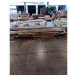 Box of black vinyl vented, metal beads, (ï¿½8) 3 in