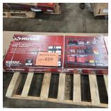 77x72 in. Husky steel shelving