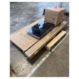 30 X 80 in. Door Slab, Heater, Cooktop, Door Frame