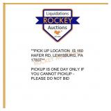 PICK UP INFORMATION ONLY