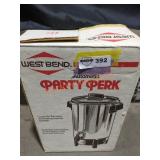 West Bend Party Perk Coffee Maker