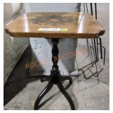 Vintage Hitchcock Stenciled Candlestick Side Table