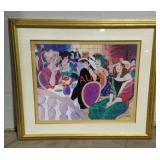 Framed Print "Brunch at the Plaza" -Marcia Banks