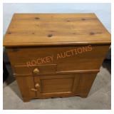 Colonial Style Pine Dry Sink Cabinet