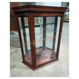 Wooden Glass Curio Cabinet