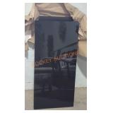 Black polished tempered glass - Qty 2