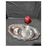 Silver Trays - Qty 2
