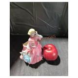 Vintage Porcelain Figurines Planter