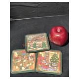 Christmas Coasters Set