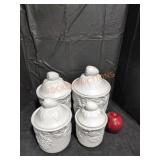 Vintage Ceramic Canisters Set