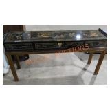 Vintage Drexel Heritage Chinoiserie Console Table