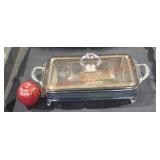 Anchor Hocking casserole cooking ware and metal