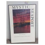 Framed mystic seaport picture