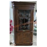 Wooden Corner Curio Cabinet