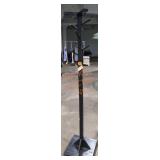 Black Wooden Coat Rack