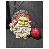 Cast Iron Santa Decor