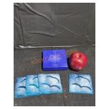 Pimpernel Glass Coaster Set