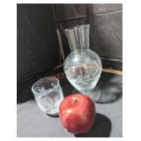 Etched Glass Decanter