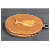 Vintage wooden cribbage board