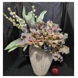 Faux Plants with Vase