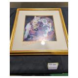 21 3/4" W x 22 3/4" H "The Maiden" By Gustav Klimt