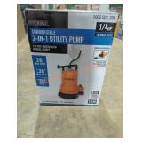 Everbilt Submersible 2 in 1 Utility Pump