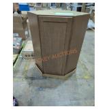 18" x 12"x 42" Diagnol Corner Wall Cabinet
