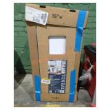 15" x 30" x 12" White Wall Cabinet