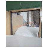 GLSLAND 26.1" x 37.8" Metal Frames Wall Mirror